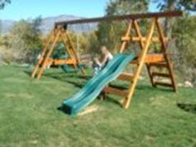 Play ground at Bullion Creekside Retreat for children