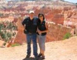 Bryan and Ana Burrell at Bryce Canyon