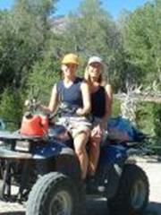 Guest heading out on Paiute Trail