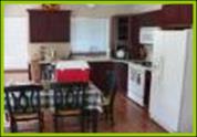 Large kitchen in Bullion Creekside Cabin near the Paiute Trail and Marysvale Utah.