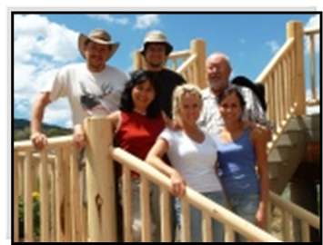 Bryan and Ana Burrell raised 2 boys and 2 girls. They often come to visit us at our Bullion Creekside Retreat near Marysvale Utah