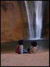 Bryan and Ana Burrell at Calf Creek Falls